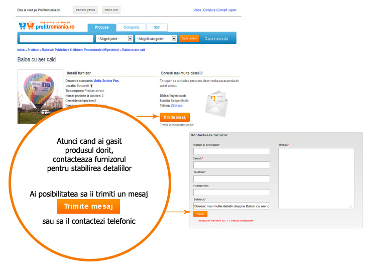 Contacteaza firma