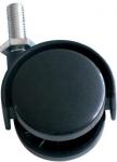 Rola dubla 2'' cu filet M10X15-set 4 buc.fara frana pt. mobila