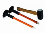 Set dalti zidarie + ciocan - 3 piese