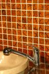 Mozaic sticla Mistral orange-black