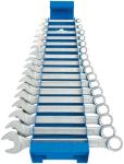 Scule - Set de chei combinate scurte cu suport metalic - 125/1MS