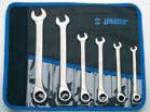 Scule - Set de chei combinate cu clichet in husa - 160CT