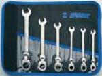 Scule - Set de chei combinate cu clichet articulate in husa - 161CT