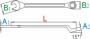 Scule - Chei combinate cotite  - imagine 8567