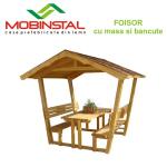 Mobilier gradina- Foisor cu masa si bancute