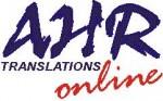 Traduceri - AHR TRANSLATIONS online