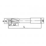 Alezatoare cu coada cilindrica 6-20 mm L020/03 (FERVI-ITALIA)