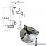 Universal autocentrant cu 3 falci reversibile M005/630 (FERVI-ITALIA)