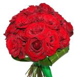 Buchet de 25  trandafiri rosii