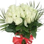 Buchet de 45 trandafiri albi