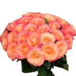 Buchet de 25 trandafiri roz