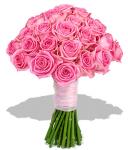 Buchet de 35 trandafiri roz