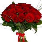 Buchet de 19 trandafiri rosii