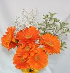 Buchet de 7 gerbera portocalii