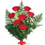 Buchet de 7 trandafiri rosii