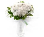 Buchet de 45 crizanteme albe