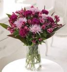 Buchet de 45 crizanteme roz