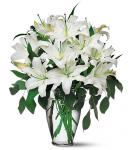 Buchet de 19 crini albi