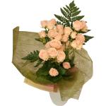 Buchet de 5 minirosa albi-roz