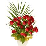 Buchet de 5 minirosa rosii