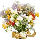 Buchet de 51 frezii multicolore