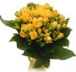 Buchet de 61 frezii galbene