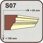 Solbanc decorativ din polistiren S07