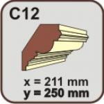 Cornisa polistiren C12