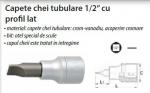 Capete chei tubulare 1/2” cu profil lat