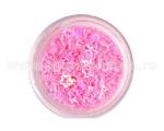 Flori Nail Art Roz inchis