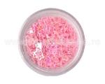 Flori Nail Art Roz deschis