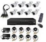 Kit 8 camere supraveghere IR cu DVR 6608VK-CI520ICR