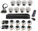 Kit 8 camere supraveghere IR cu DVR 6608VK-PD520ICR