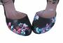 Pantofi negri pictura multicolora - imagine 72945