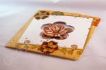  invitatie de nunta - un model deosebit,cu elemente 3D (3-dimensionale),