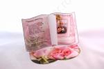 Invitatie tip CARTE, personalizata cu poza miriilor - cod X27