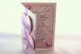 Invitatie de nunta cod x03 - mov cu inimioare - imagine 44780
