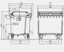 Eurocontainere cu capac drept 1100 litri; 1.1 m3  - imagine 7073