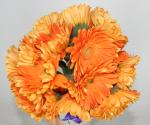 Buchet de 25 gerbera portocalii