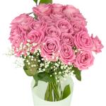 Buchet de 21 trandafiri roz