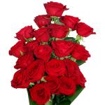 Buchet de 21 trandafiri rosii