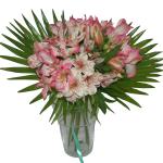 Buchet de 7 alstroemeria roz
