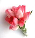 Buchet de 9 lalele roz