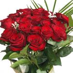 Buchet de 23 trandafiri rosii
