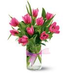 Buchet de 11 lalele roz