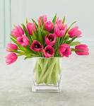 Buchet de 35 lalele roz