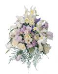 Buchet de 21 alstroemeria albe