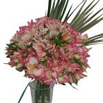 Buchet de 21 alstroemeria roz