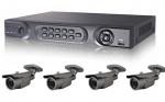 Kit sistem supraveghere 4 camere, Hikvision